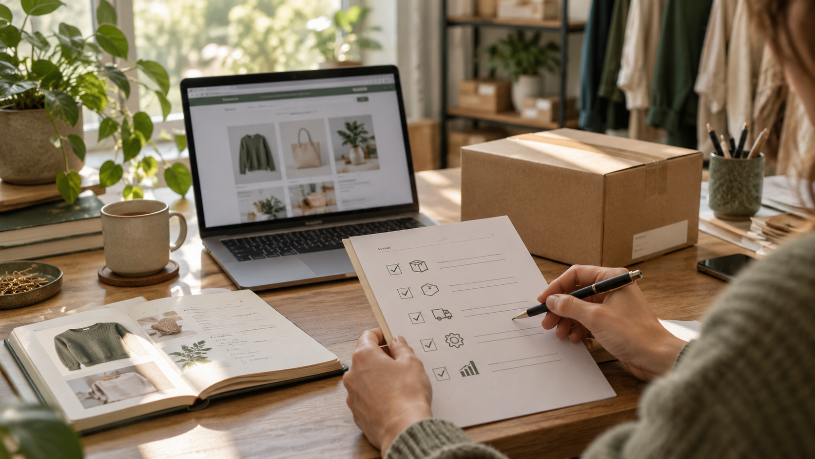 An e-commerce operations review in progress